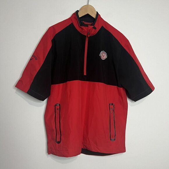 Callaway Red Swing Tech Rain Windshirt - Picture 1 of 6